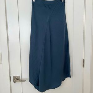 Zara XS Asymmetric Maxi Skirt
